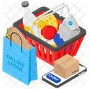 Shopping Shopping Basket Buying Icon