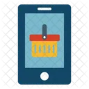 M Commerce Online Shopping Basket Icon