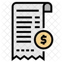 Shopping Bill Bill Invoice Icon