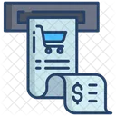 Kartboard Shopping Bill Shopping Cart Icon