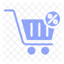 Shopping Cart Discount Sale Icon