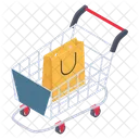 Shopping Cart Shopping Carriage Shopping Trolley Icon