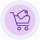 Shopping Cart Line Icon Icon