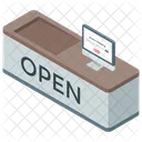 Online Shopping Shopping Desk Open Desk Icon