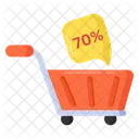 Shopping Discount Discount Sales Discount Cart Icon