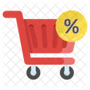 Shopping Discount Discount Sales Discount Cart Icon