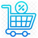 Cart Shopping Label Icon