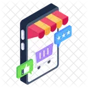 Mcommerce Mobile Shop Shopping Feeds Icon