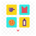 Shopping Items  Icon