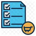 Shopping List Balance Icon