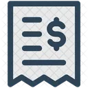 Ecommerce Bill Receipt Icon