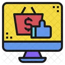 Shopping Recomendation Feedback Icon