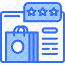 Shopping Review Shopping Rating Shopping Feedback Icon