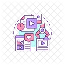 Short Video Social Media Icon