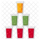 Shots Pyramid Shots Alcohol Icon