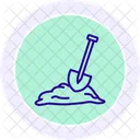 Shovel Line Icon Icon