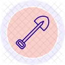 Shovel Line Icon Icon