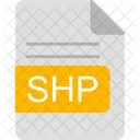 Shp Arquivo Formato Ícone