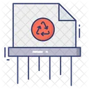 Shredded Paper Paper Shredded File Icon