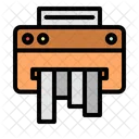 Shredder Papershredder Officeutensils Icon