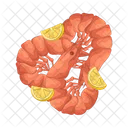 Shrimp Seafood Food Icon