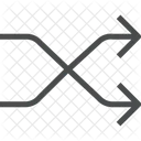 Shuffle Play Audio Player Function Shuffle Sign Icon