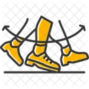 Shuffle Shoe Tap Shuffling Icon