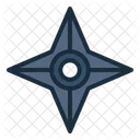 Shuriken Star Throwing Icon