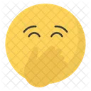 Shushing Emoji  Icon