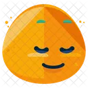 Shy Emoji Face Icon