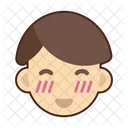 Shy Expression Emoji Icon