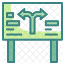 Sign Road Path Icon