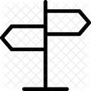 Guidepost Signpost Direction Icon