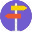 Guidepost Signpost Direction Icon