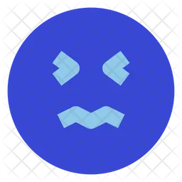 Silence Squint Emoji Icon