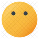 Silent Face Emoji Icon