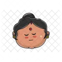 Indian Aunty Emoji Icon