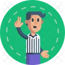 Arbitro De Basquete Jogo De Basquete Arbitro Ícone