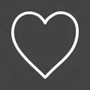 Single Heart Love Icon