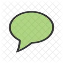 Single Message Bubble Icon