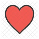 Single Heart Love Icon