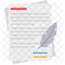 Singnature Sing Document File Icon