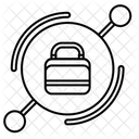 Sistema de base de datos bloqueado  Icono