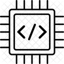 Sistema Embarcado Chip Circuito Ícone
