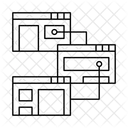 Site Structure Organigramme Icône