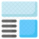 Cabecalho Site Wireframe Ícone