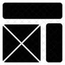 Cabecalho Site Wireframe Ícone