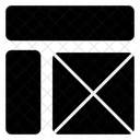 Cabecalho Site Wireframe Ícone