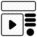 Cabecalho Site Wireframe Ícone