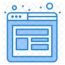 Wireframe do site  Ícone